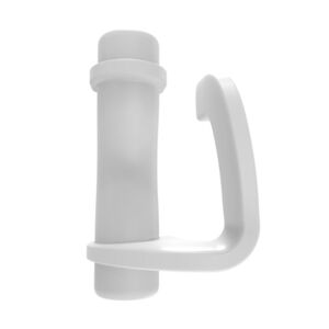 G750 Multi Wire Ring Top Post Insulator White - Front Facing