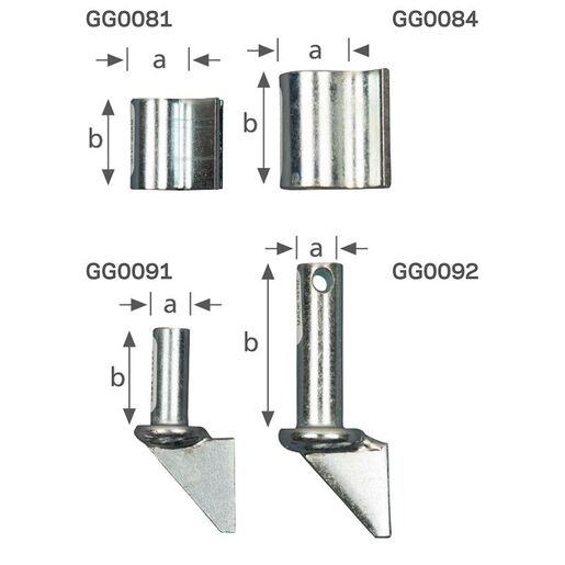 GG00 Weld on Socket and Pin, Front Facing