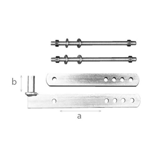 GG0170 Concrete Post Set (Single Way)