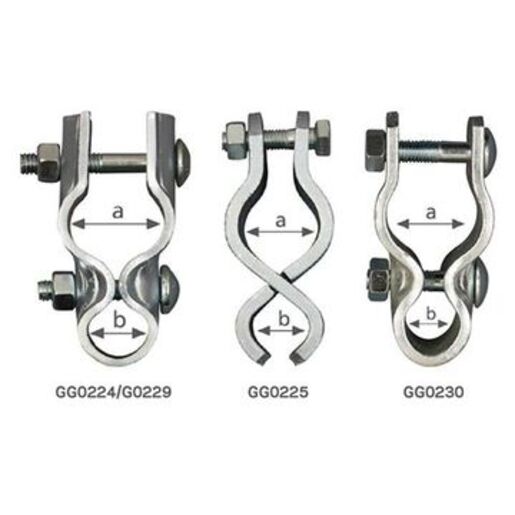 GG022 Adjustable Gate Clamps, Front Facing