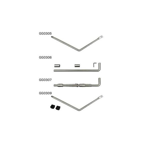 GG030 Drop Bolt and Latch - Front Facing